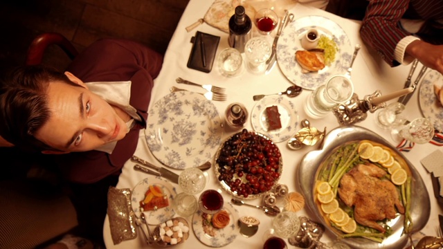 Video Reference: Food, Tableware, Table, Dishware, Stemware, Plate, Wine glass, Ingredient, Chair, Serveware