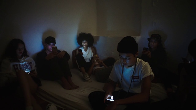 Video Reference: Hat, Interaction, Flash photography, T-shirt, Eyewear, Fun, Event, Darkness, Conversation, Sun hat