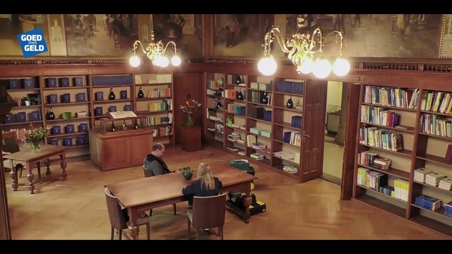 Video Reference: Bookcase, Shelf, Furniture, Table, Book, Shelving, Publication, Interior design, Chair, Wood