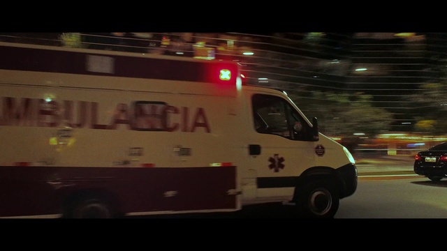 Video Reference: Wheel, Tire, Vehicle, Motor vehicle, Ambulance, Truck, Automotive lighting, Car, Window, Van