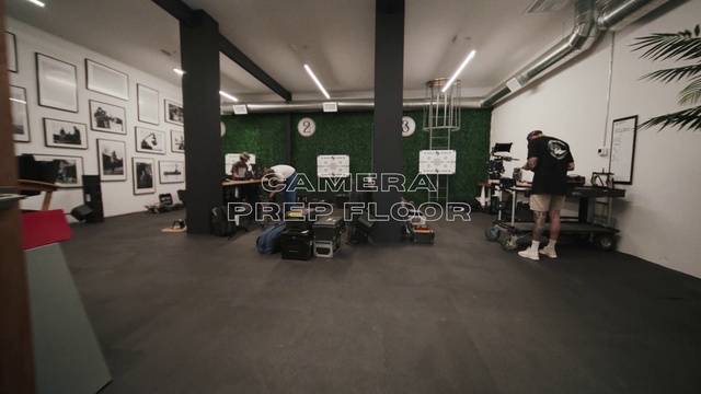 Video Reference: Automotive design, Building, Flooring, Floor, Art, Hall, Physical fitness, Event, Luxury vehicle, Gym