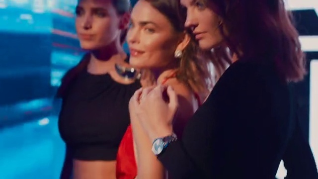 Video Reference: Watch, Gesture, Fun, Hat, Entertainment, Electric blue, Event, Fashion design, Cap, Jewellery