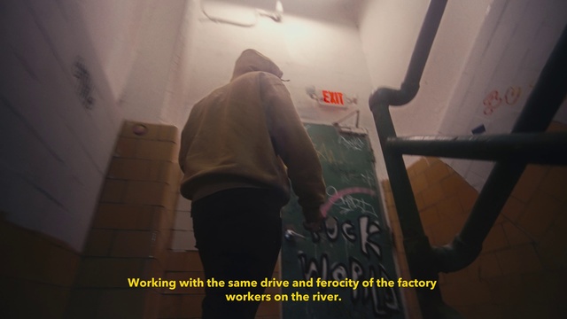 Video Reference: Yellow, Art, Font, Tints and shades, Event, Darkness, T-shirt, Shadow, Flooring, Fun