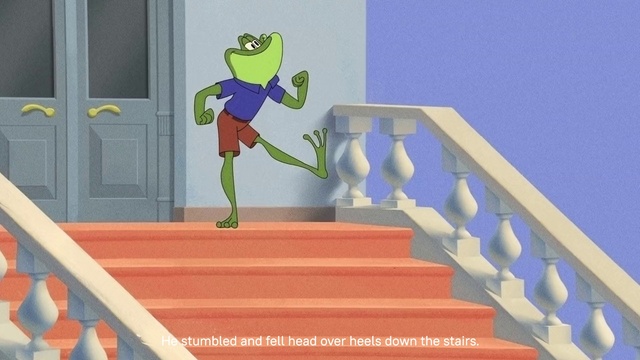 Video Reference: Stairs, Leisure, Wood, Door, Slope, Recreation, Electric blue, Fun, Flooring, Games