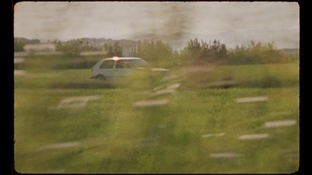 Video Reference: Vehicle, Car, Sky, Grass, Plant, Atmospheric phenomenon, Motor vehicle, Aircraft, Art, Automotive exterior