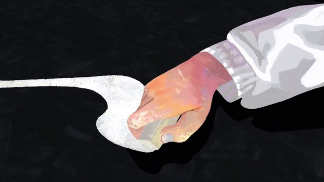 Video Reference: Hand, Arm, Human body, Jaw, Gesture, Sleeve, Finger, Beak, Thumb, Feather