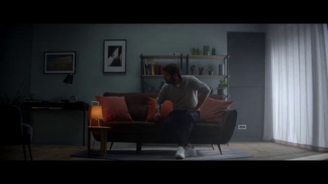 Video Reference: Couch, Furniture, Comfort, Picture frame, Table, Wood, Grey, Building, Living room, Floor