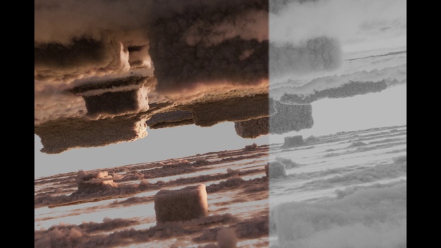 Video Reference: Atmosphere, Wood, Body of water, Water, Rectangle, Grey, Sky, Wall, Landscape, Tints and shades