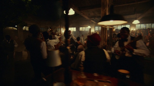 Video Reference: Chair, Fun, Table, Event, Crowd, Darkness, T-shirt, Conversation, Night, Room