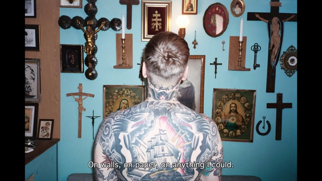 Video Reference: Picture frame, World, Textile, Sleeve, Interior design, Font, Wood, People, Art, Chest