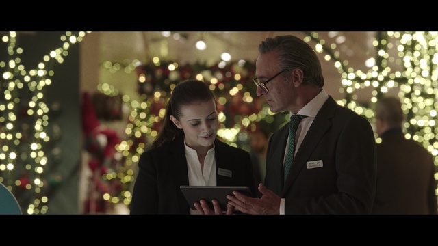 Video Reference: Glasses, Flash photography, Coat, Gesture, Happy, Tie, Suit, Formal wear, Fun, Event