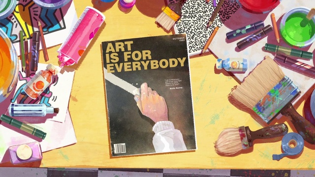 Video Reference: Product, Publication, Font, Art, Finger, Material property, Magenta, Stationery, Advertising, Paper