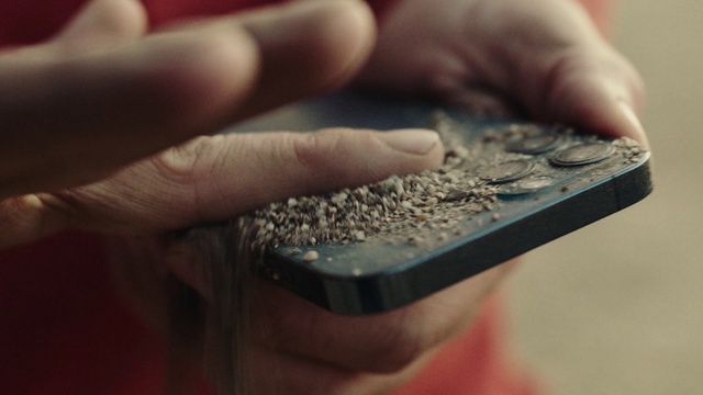 Video Reference: Finger, Natural material, Wood, Thumb, Electric blue, Gas, Nail, Soil, Metal, Art