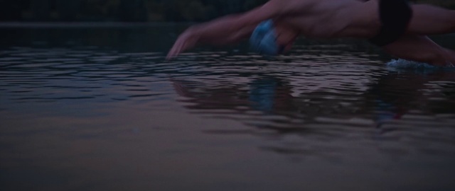 Video Reference: Water, Leg, Liquid, Gesture, Lake, Human leg, Foot, Thumb, Thigh, Electric blue