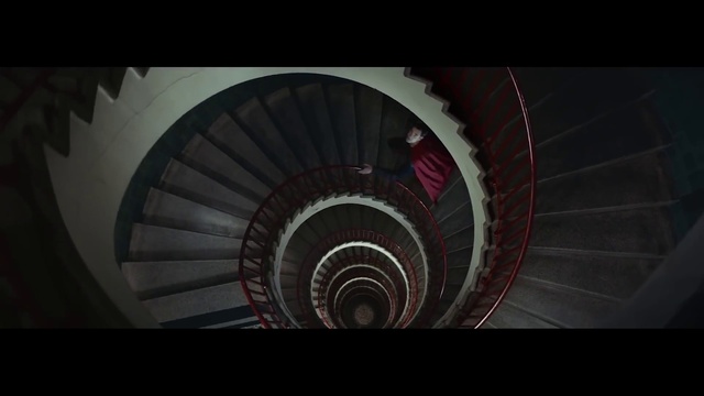 Video Reference: Stairs, Art, Tints and shades, Symmetry, Pattern, Circle, Magenta, Darkness, Monochrome photography, Monochrome