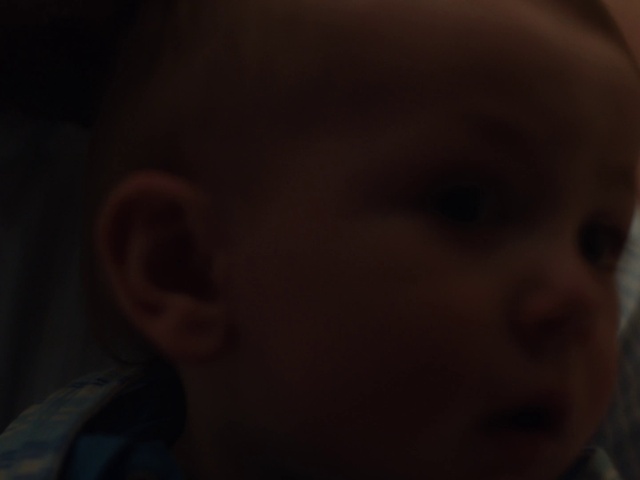 Video Reference: Cheek, Eyelash, Jaw, Ear, Toddler, Baby, Darkness, Flash photography, Fun, Portrait