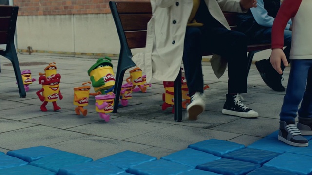 Video Reference: Shoe, Road, Thigh, Human leg, Event, Art, Recreation, Pedestrian, Fun, Games