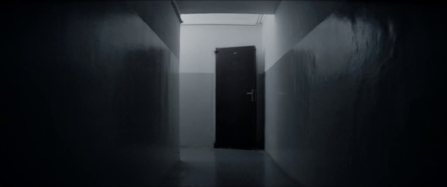 Video Reference: Grey, Black-and-white, Flooring, Floor, Wood, Rectangle, Door, Tints and shades, Symmetry, Ceiling