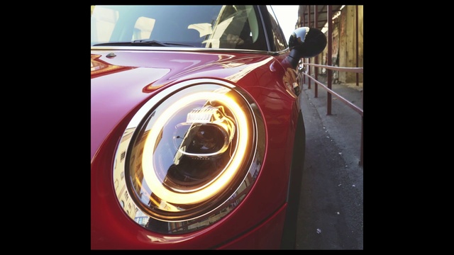 Video Reference: Car, Vehicle, Automotive lighting, Hood, Automotive tire, Motor vehicle, Automotive design, Headlamp, Tire, Vehicle door