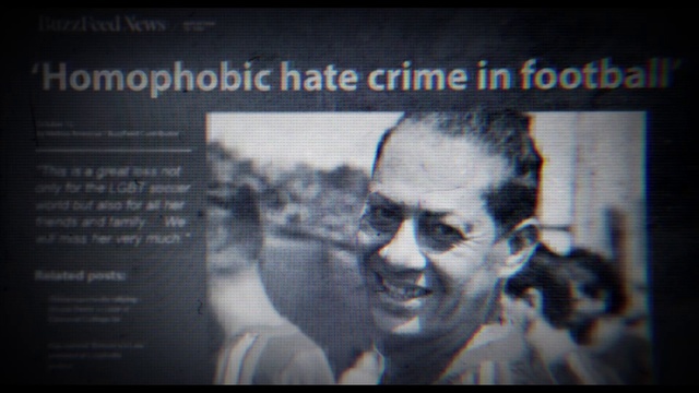 Video Reference: Smile, Jaw, Font, World, Display device, Multimedia, Flash photography, Event, Electric blue, Photo caption