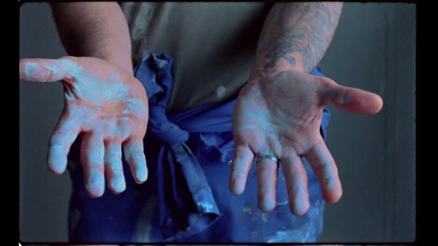 Video Reference: Hand, Finger, Thumb, Gesture, Blood vessel, Nail, Interaction, Wrist, Electric blue, Vein