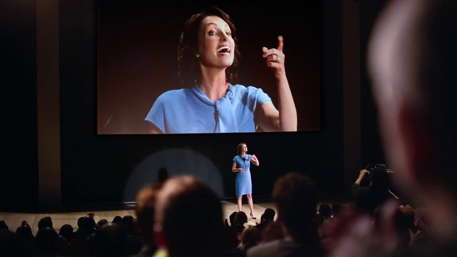 Video Reference: Fashion, Entertainment, Gesture, Spokesperson, Stage, Performing arts, Speech, Display device, Public speaking, Event