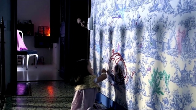 Video Reference: Purple, Art, Entertainment, Leisure, Event, Performing arts, Electric blue, Fashion design, Tree, Fun