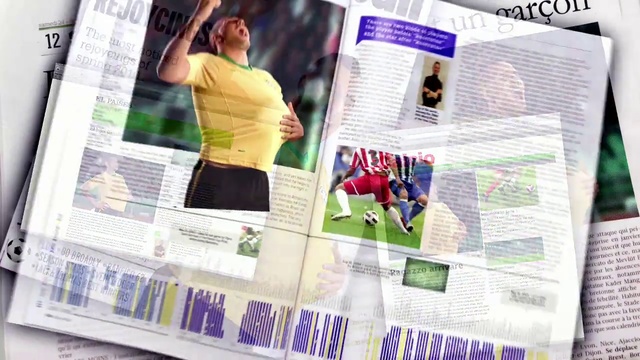 Video Reference: Publication, Sleeve, Textile, World, Newspaper, Font, Thigh, News, T-shirt, Advertising