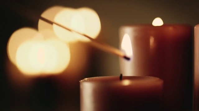Video Reference: Wax, Candle, Fire, Material property, Gas, Cylinder, Tints and shades, Flame, Heat, Event