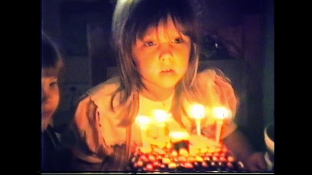 Video Reference: Candle, Food, Birthday candle, Organ, Cake, Birthday cake, Heat, Eyelash, Fun, Cuisine