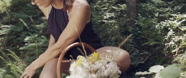 Video Reference: Flower, Photograph, Plant, Petal, Yellow, Thigh, People in nature, Grass, Tree, Goggles