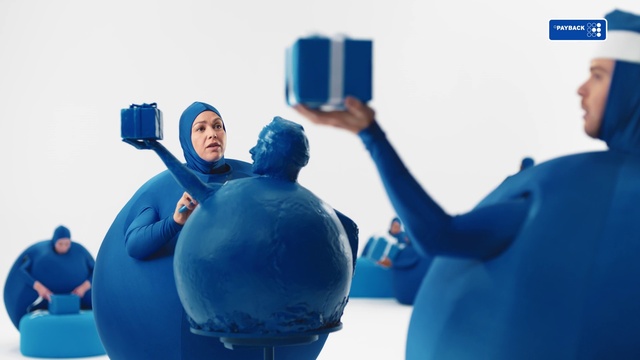 Video Reference: Blue, Azure, Gesture, Workwear, Gas, Electric blue, Travel, Personal protective equipment, Fun, Recreation