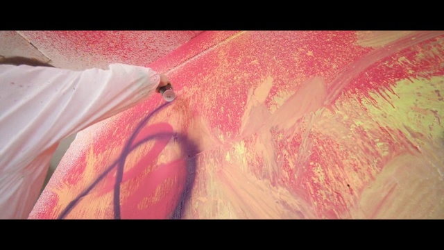 Video Reference: Textile, Orange, Paint, Pink, Material property, Magenta, Tints and shades, Font, Landscape, Peach