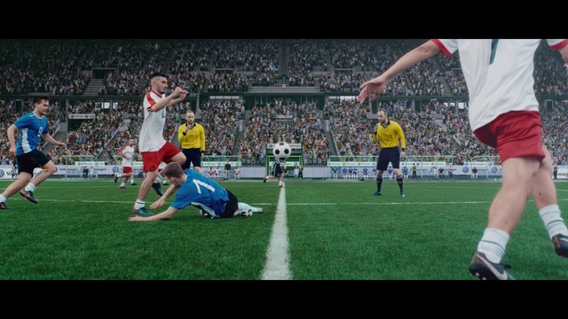 Video Reference: Sports equipment, Shorts, Football, Player, Ball, Soccer, Cleat, Ball game, Sports, Fan