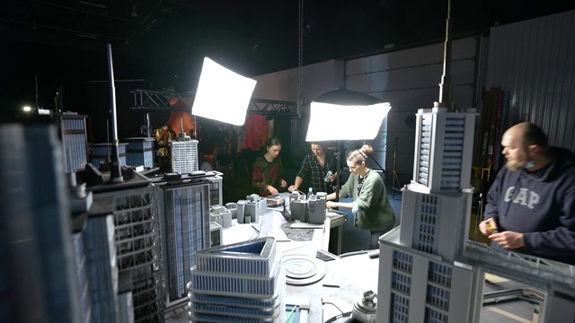 Video Reference: Desk, Building, Computer, Audio equipment, Engineering, Automotive design, Computer monitor, Technology, White-collar worker, Event