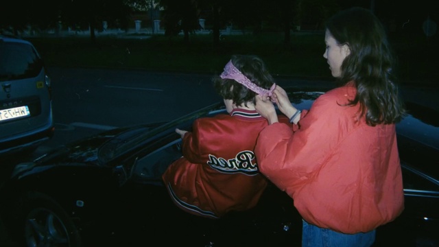 Video Reference: Hood, Automotive lighting, Flash photography, Motor vehicle, Gesture, Cool, Grass, Personal luxury car, Vehicle door, Midnight