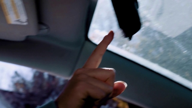 Video Reference: Hand, Hood, Vehicle, Automotive design, Window, Gesture, Automotive mirror, Vehicle door, Finger, Automotive exterior