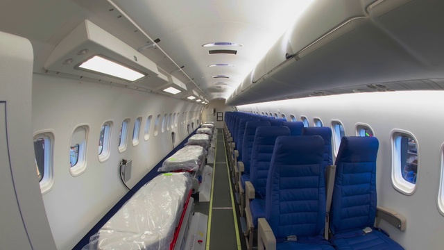 Video Reference: Aircraft cabin, Airplane, Air travel, Mode of transport, Airliner, Aerospace manufacturer, Aircraft, Airline, Aerospace engineering, Public transport
