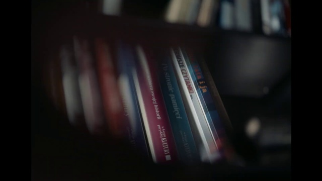 Video Reference: Publication, Shelving, Book, Bookcase, Shelf, Tints and shades, Font, Sky, Electric blue, Darkness