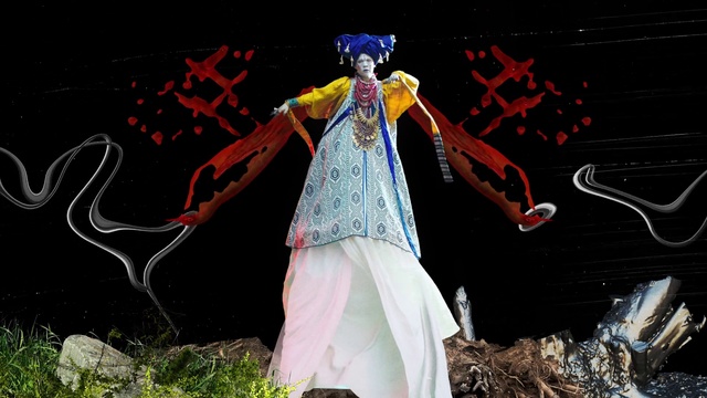 Video Reference: Plant, Hat, Dress, Flash photography, Art, Grass, Fashion design, Fun, Sunglasses, Entertainment