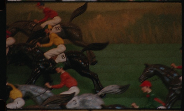 Video Reference: Player, Sports gear, Sports, Recreation, Bridle, Horse tack, Competition event, Working animal, Grass, Helmet