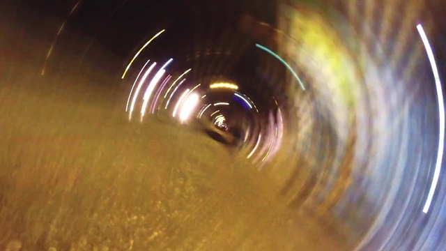 Video Reference: Automotive lighting, Water, Sky, Circle, Tunnel, Space, Symmetry, Electric blue, Pattern, Darkness