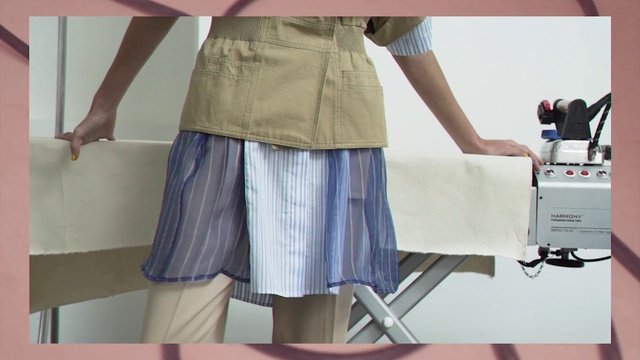 Video Reference: Textile, Purple, Sleeve, Dress shirt, Waist, Street fashion, Fashion design, Shorts, Denim, Human leg