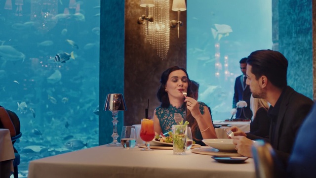 Video Reference: Table, Tableware, Blue, Organism, Interior design, Interaction, Leisure, Chair, Adaptation, T-shirt