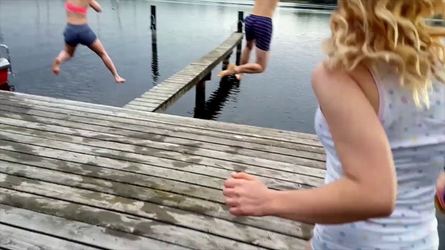 Video Reference: Water, Joint, Hand, Photograph, Leg, Shorts, Body of water, Gesture, Lake, Thigh