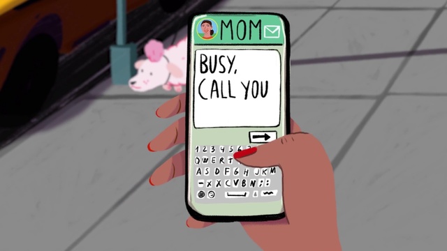 Video Reference: Handwriting, Gesture, Finger, Cartoon, Font, Automotive exterior, Motor vehicle, Signage, Sign, Magenta