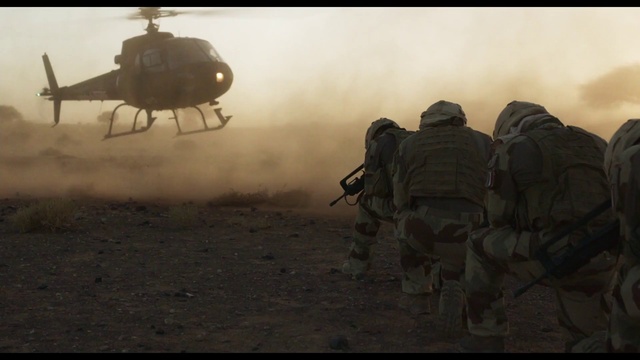 Video Reference: Squad, Military camouflage, Military person, Military uniform, Marines, Military helicopter, Aircraft, Helicopter rotor, Ballistic vest, Helicopter