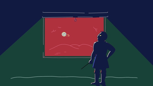 Video Reference: Organism, Gesture, Triangle, Rectangle, Font, Art, Space, Slope, Illustration, Drawing