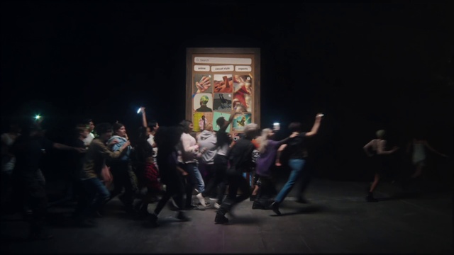 Video Reference: Performing arts, Entertainment, Art, Event, Stage, Performance art, Fun, Public event, Darkness, Visual arts