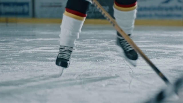 Video Reference: Sports uniform, Sports equipment, Ice hockey equipment, Sports gear, Hockey, Jersey, Ice hockey, Ice rink, Ice skate, Hockey protective equipment